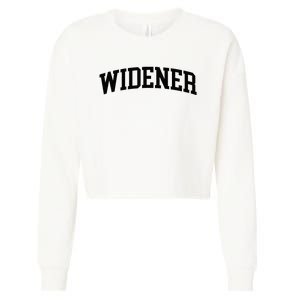 Widener Athletic Arch College University ! Alumni Cropped Pullover Crew