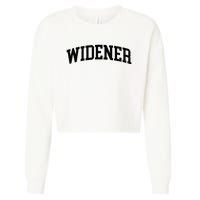 Widener Athletic Arch College University ! Alumni Cropped Pullover Crew