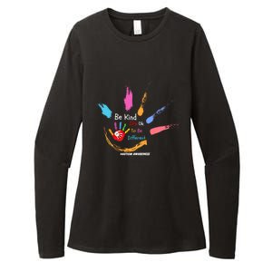 World Autism Awareness Day Be Kind ItS Ok To Be Different Gift Womens CVC Long Sleeve Shirt