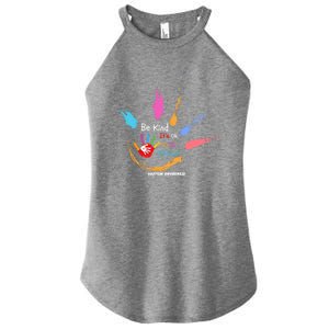 World Autism Awareness Day Be Kind ItS Ok To Be Different Gift Women's Perfect Tri Rocker Tank