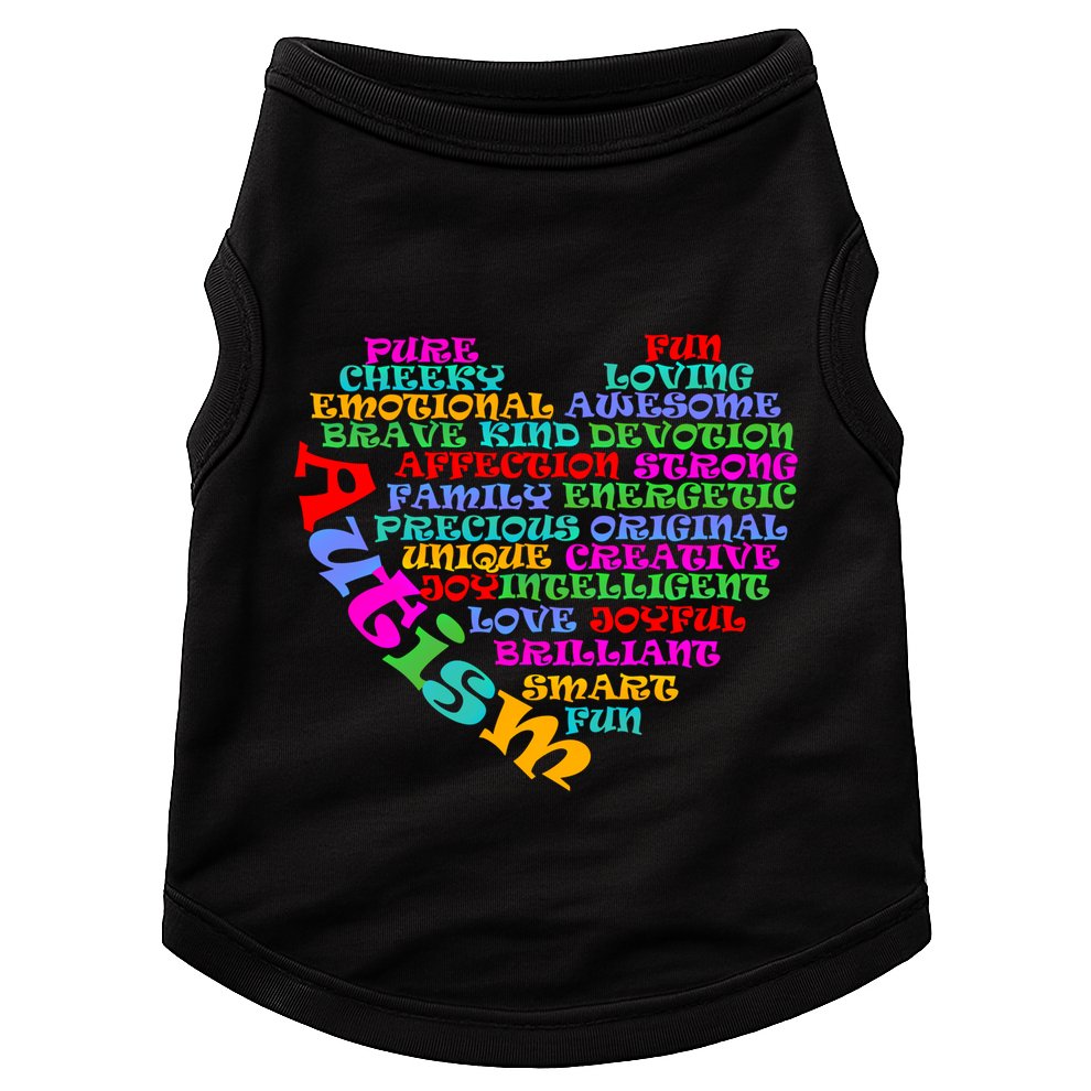 World Autism Awareness Day Support Family Funny Gift Doggie Tank