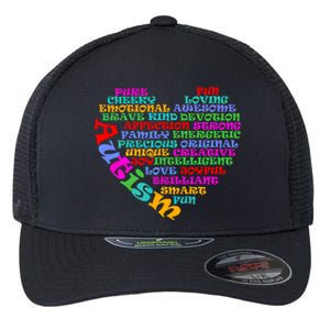 World Autism Awareness Day Support Family Funny Gift Flexfit Unipanel Trucker Cap