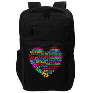 World Autism Awareness Day Support Family Funny Gift Impact Tech Backpack