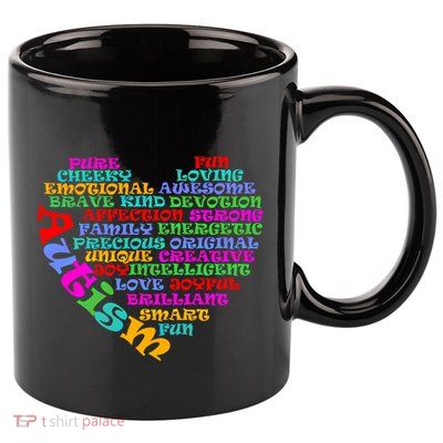 World Autism Awareness Day Support Family Funny Gift 11oz C Handle Ceramic Mug
