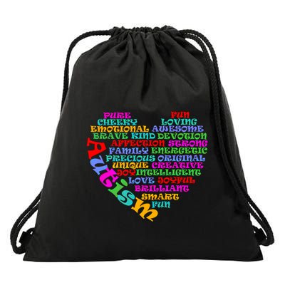 World Autism Awareness Day Support Family Funny Gift Drawstring Bag