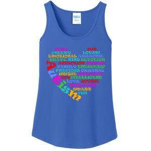 World Autism Awareness Day Support Family Funny Gift Ladies Essential Tank