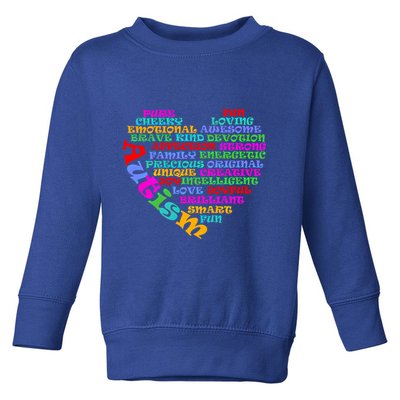 World Autism Awareness Day Support Family Funny Gift Toddler Sweatshirt