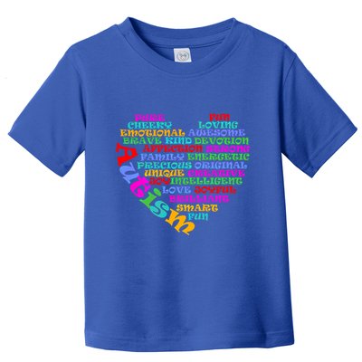 World Autism Awareness Day Support Family Funny Gift Toddler T-Shirt