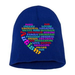 World Autism Awareness Day Support Family Funny Gift Short Acrylic Beanie