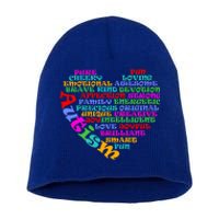 World Autism Awareness Day Support Family Funny Gift Short Acrylic Beanie