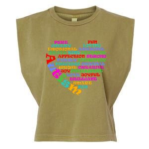 World Autism Awareness Day Support Family Funny Gift Garment-Dyed Women's Muscle Tee