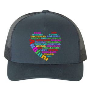 World Autism Awareness Day Support Family Funny Gift Yupoong Adult 5-Panel Trucker Hat