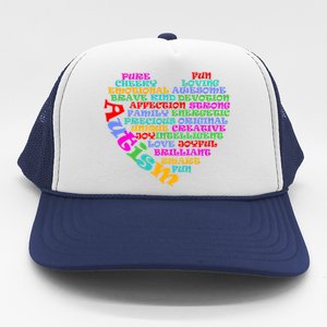 World Autism Awareness Day Support Family Funny Gift Trucker Hat