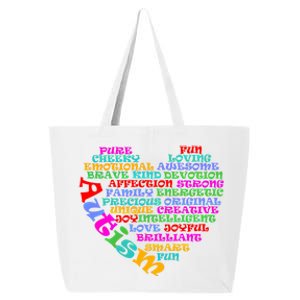 World Autism Awareness Day Support Family Funny Gift 25L Jumbo Tote