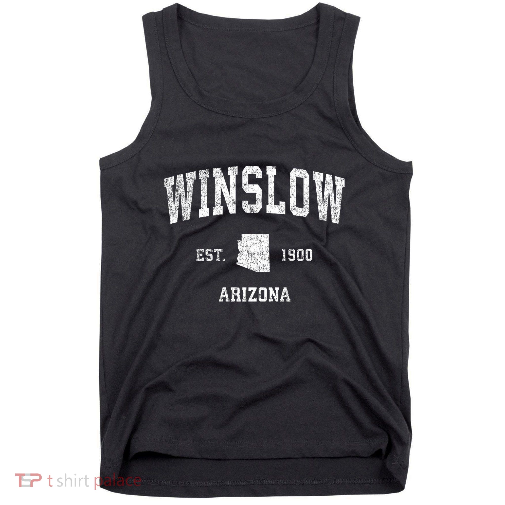 Winslow Arizona Az Vintage Sports Tank Top