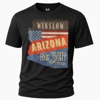 Winslow Arizona AZ US 66 Take It Easy Est. 1926 Mother Road Cooling Performance Crew T-Shirt