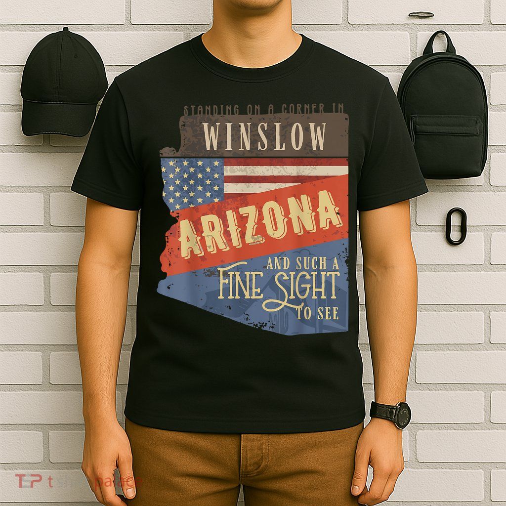 Winslow Arizona AZ US 66 Take It Easy Est. 1926 Mother Road T-Shirt
