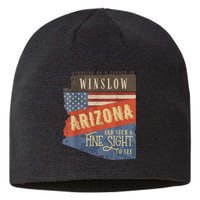 Winslow Arizona AZ US 66 Take It Easy Est. 1926 Mother Road Sustainable Beanie