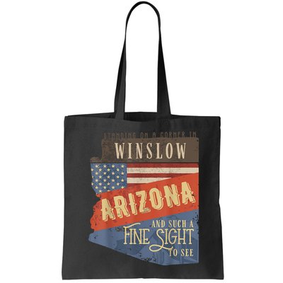 Winslow Arizona AZ US 66 Take It Easy Est. 1926 Mother Road Bag