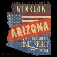 Winslow Arizona AZ US 66 Take It Easy Est. 1926 Mother Road Baby Bodysuit