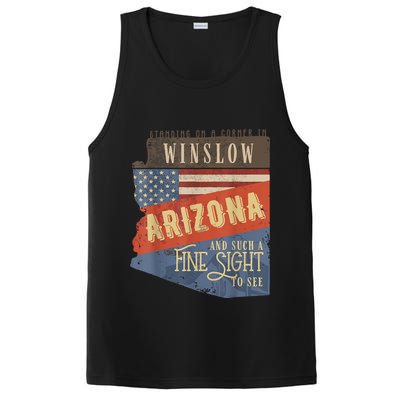 Winslow Arizona AZ US 66 Take It Easy Est. 1926 Mother Road PosiCharge Competitor Tank