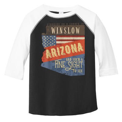 Winslow Arizona AZ US 66 Take It Easy Est. 1926 Mother Road Toddler Fine Jersey T-Shirt