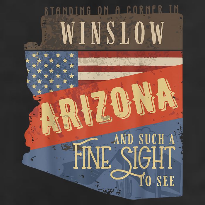 Winslow Arizona AZ US 66 Take It Easy Est. 1926 Mother Road Golf Towel