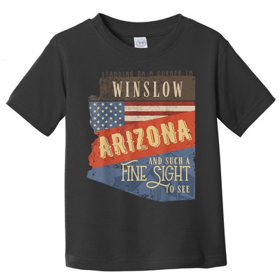 Winslow Arizona AZ US 66 Take It Easy Est. 1926 Mother Road Toddler T-Shirt
