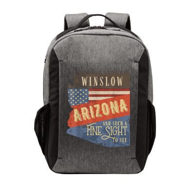 Winslow Arizona AZ US 66 Take It Easy Est. 1926 Mother Road Vector Backpack