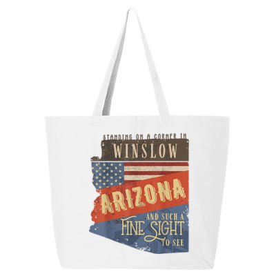 Winslow Arizona AZ US 66 Take It Easy Est. 1926 Mother Road 25L Jumbo Tote