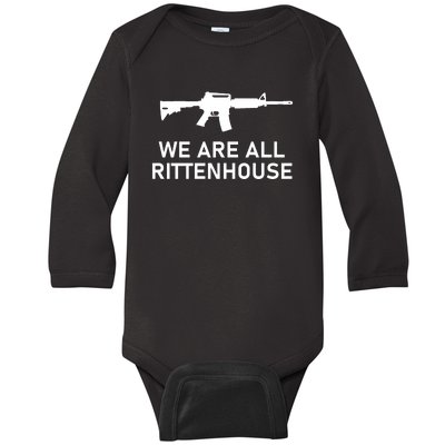 We Are All Kyle Rittenhouse Baby Long Sleeve Bodysuit