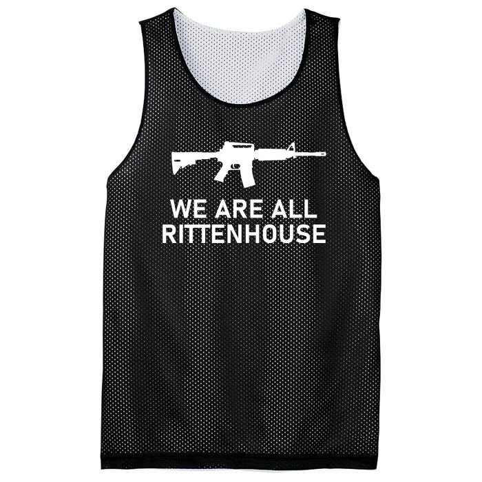 We Are All Kyle Rittenhouse Mesh Reversible Basketball Jersey Tank