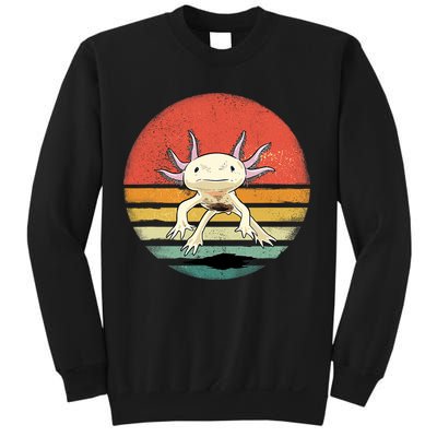 Wowsome! Adult Axolotl Retro Vintage Sweatshirt
