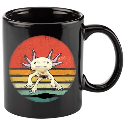 Wowsome! Adult Axolotl Retro Vintage 11oz C Handle Ceramic Mug