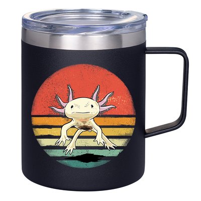 Wowsome! Adult Axolotl Retro Vintage 12oz Stainless Steel Coffee Mug