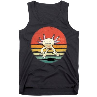 Wowsome! Adult Axolotl Retro Vintage Tank Top