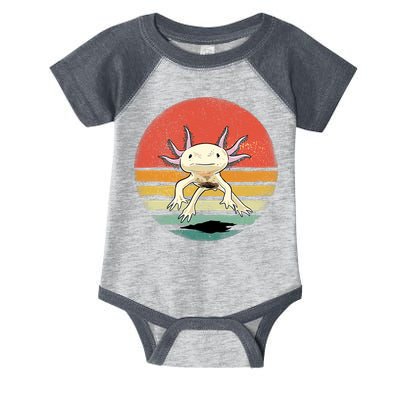 Wowsome! Adult Axolotl Retro Vintage Infant Baby Jersey Bodysuit