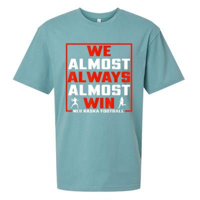 We Almost Always Almost Win Sunday Football Sueded Cloud Jersey T-Shirt