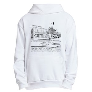 Winslow Arizona AZ US 66 Take It Easy Est 1926 Mother Road Urban Pullover Hoodie