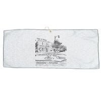 Winslow Arizona AZ US 66 Take It Easy Est 1926 Mother Road Large Microfiber Waffle Golf Towel