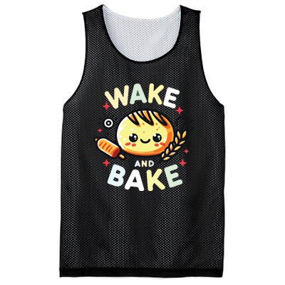 Wake And Bake Baking Mesh Reversible Basketball Jersey Tank