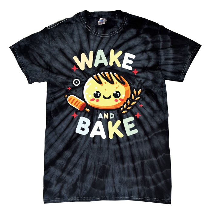 Wake And Bake Baking Tie-Dye T-Shirt