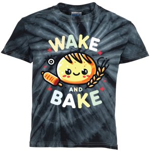 Wake And Bake Baking Kids Tie-Dye T-Shirt