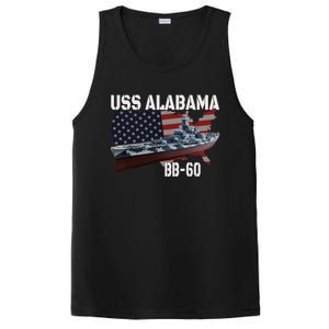 Ww2 American Battleship Uss Alabama Bb60 Warship Veterans Cool Gift PosiCharge Competitor Tank