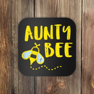 Wo Aunty Bee Family Matching Beekeeper Aunt Auntie Wo Coaster