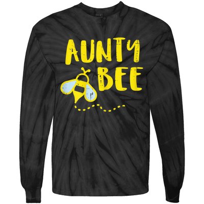 Wo Aunty Bee Family Matching Beekeeper Aunt Auntie Wo Tie-Dye Long Sleeve Shirt