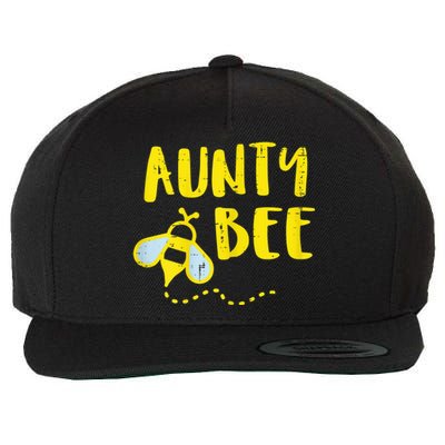 Wo Aunty Bee Family Matching Beekeeper Aunt Auntie Wo Wool Snapback Cap