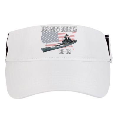 Ww2 American Battleship Uss New Jersey Bb62 Warship Veteran Adult Drive Performance Visor
