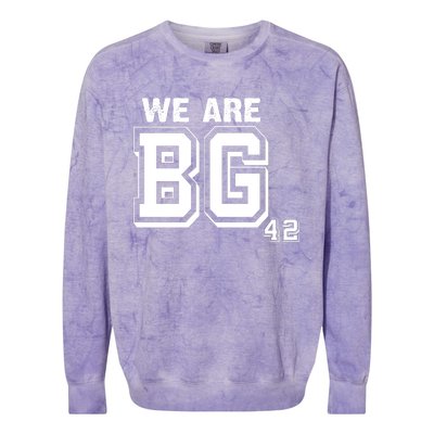 We Are BG 42 Free Brittney Griner Colorblast Crewneck Sweatshirt