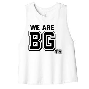 We Are BG 42 Free Brittney Griner Women's Racerback Cropped Tank